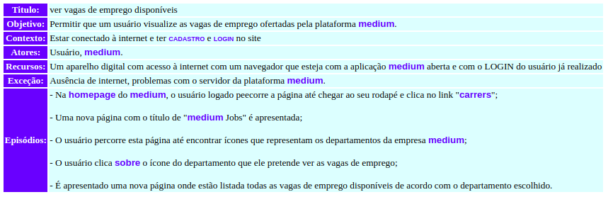 Ver vagas de emprego disponíveis